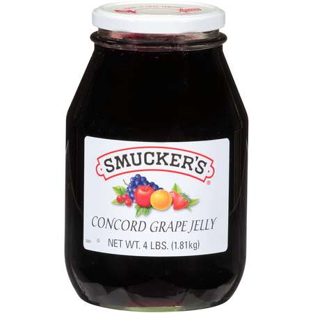 SMUCKERS Smucker's Grape Jelly 4lbs Jar, PK6 5150000328